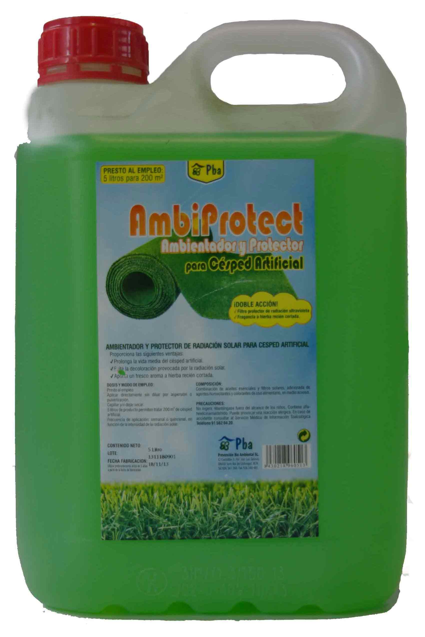 ambiprotect cuidados y limpieza cesped artificial