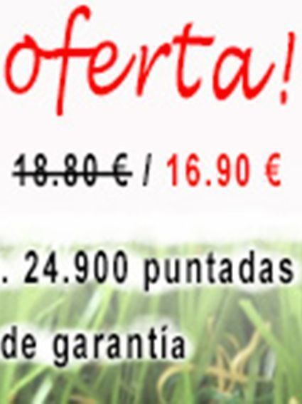 Modelo muy economico lima 30. Oferta cesped artificial