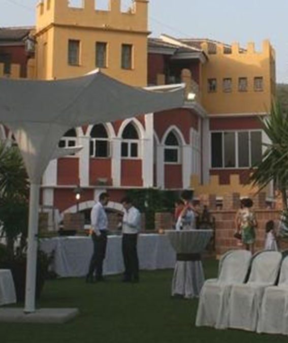cesped artificial instalado en evento