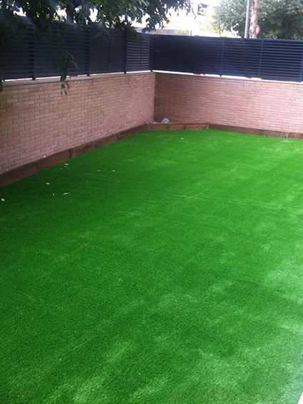 nuestro cesped artificial barcelona despues de la instalacion