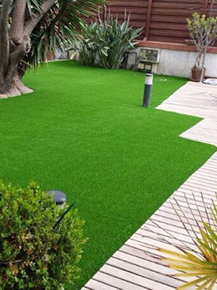 ejemplos de instalaciones cesped artificial
