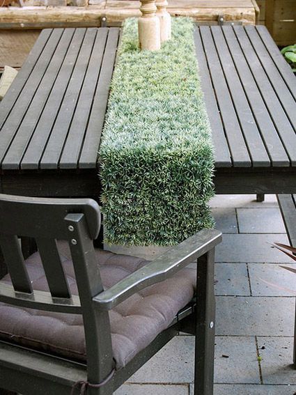 muebles para casa decorados con cesped artificial
