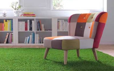 INSTALACIÓN CESPED ARTIFICIAL EN INTERIORES