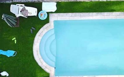 INSTALACIÓN CESPED ARTIFICIAL SOFT EN PISCINA