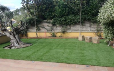 INSTALACIÓN CÉSPED ARTIFICIAL MODELO LUXURY DIAMOND EN VALLIRANA