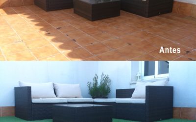 Cómo darle un nuevo aspecto a tu terraza o jardín con un bajo coste.