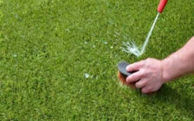 ¿Cómo eliminar manchas del césped artificial?